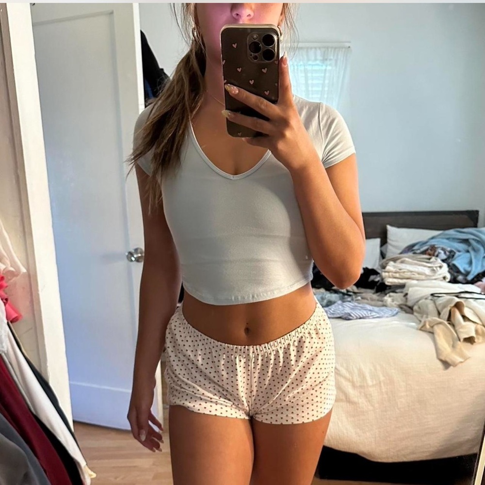 Blue pacsun baby tee